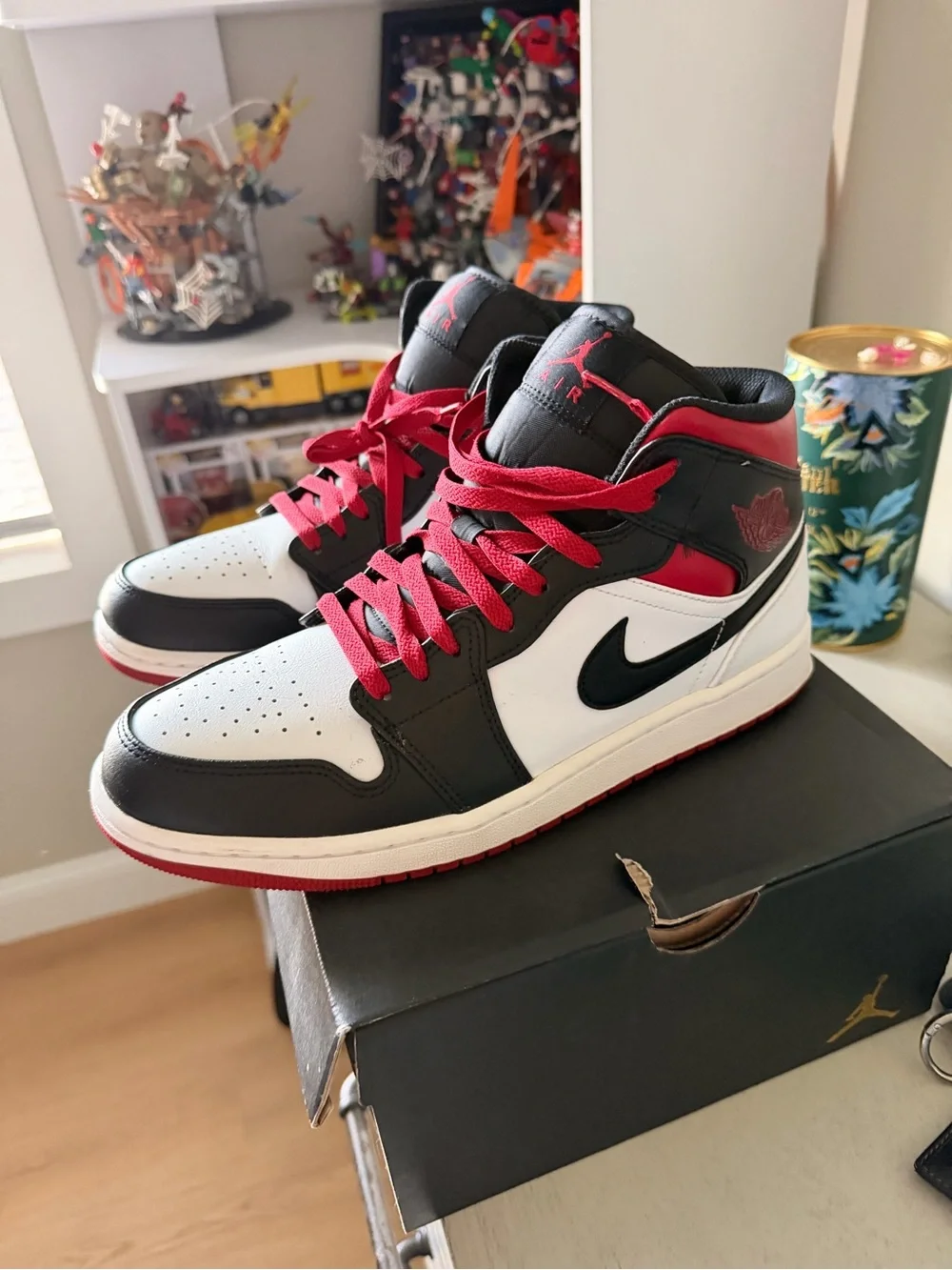 Jordan sneaker featuring